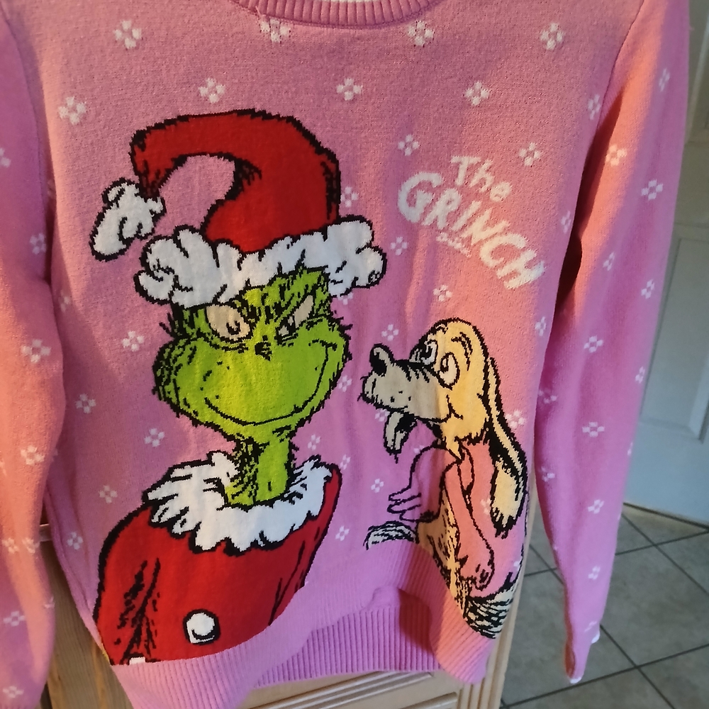 Pink Grinch Sweater - Picture 4 of 8